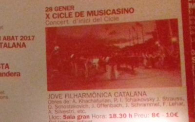 LA JOFICAT INAUGURARÀ EL Xè CICLE DE MUSICASINO DE CALDES DE MONTBUI